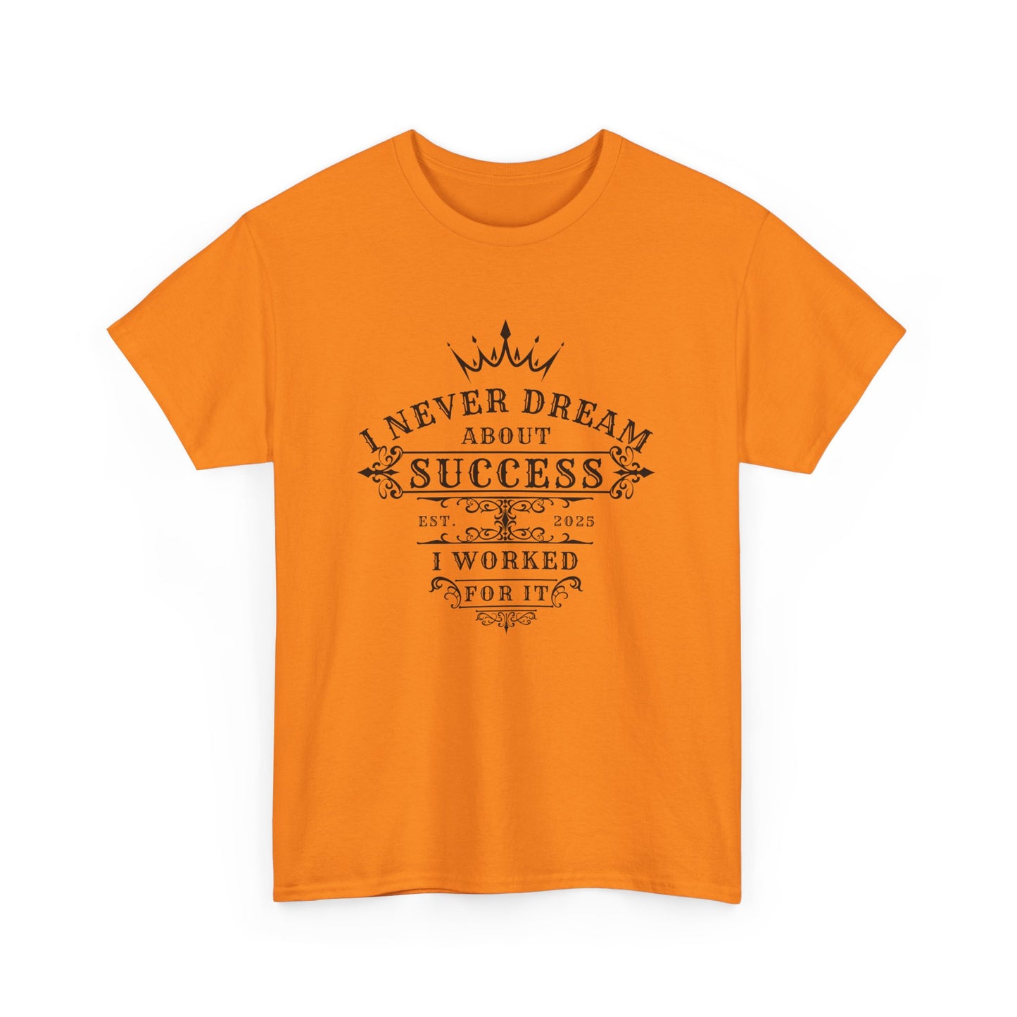 I Never Dream About Success I Worked For It T-shirt