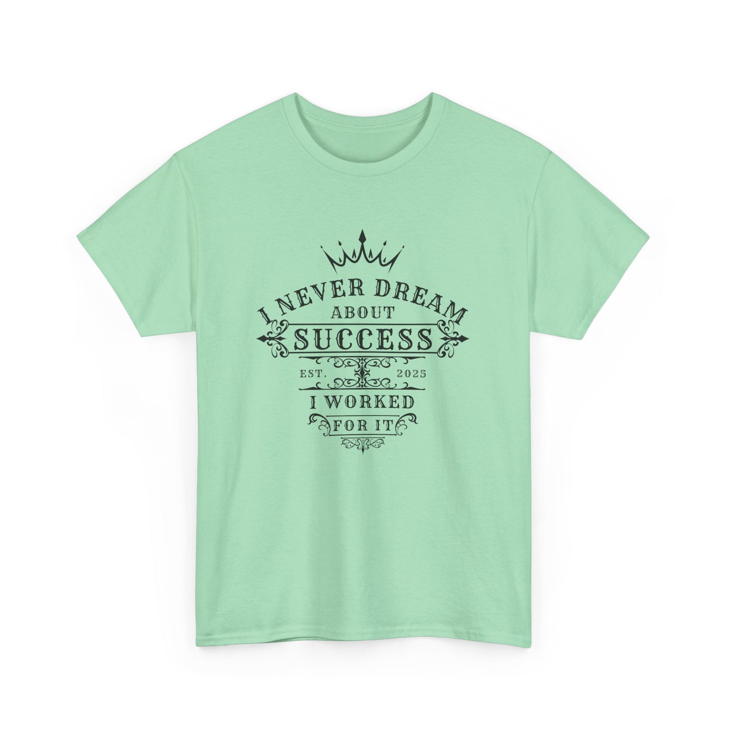 I Never Dream About Success I Worked For It T-shirt