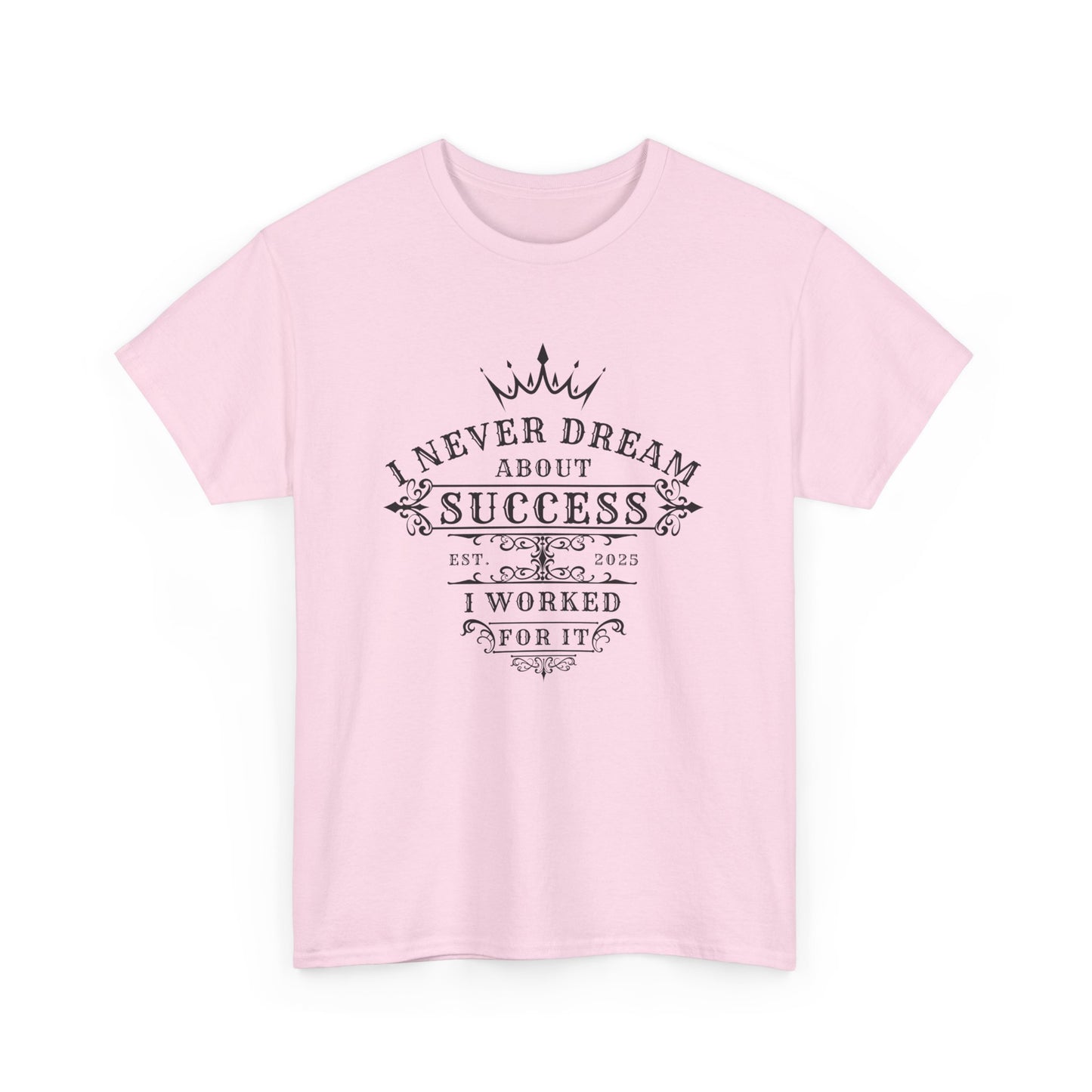 I Never Dream About Success I Worked For It T-shirt