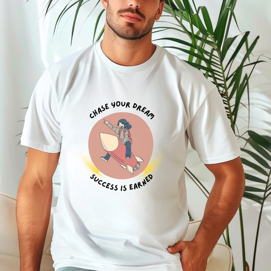 Chase Your Dream Success Is Earned T-shirt